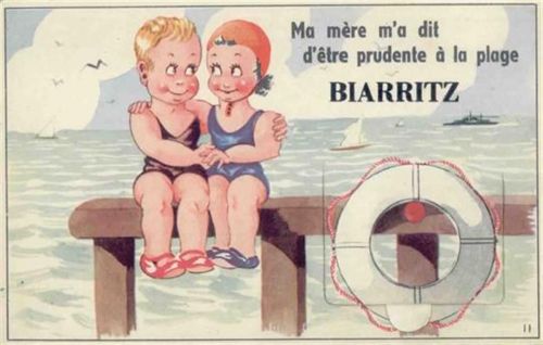 Biarritz Biarritz (Frankreich) Leporello II (kleiner Einriss, Stauchung)
