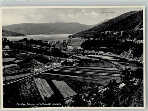 Hemfurth-Edersee Edertalsperre Schloss Waldeck