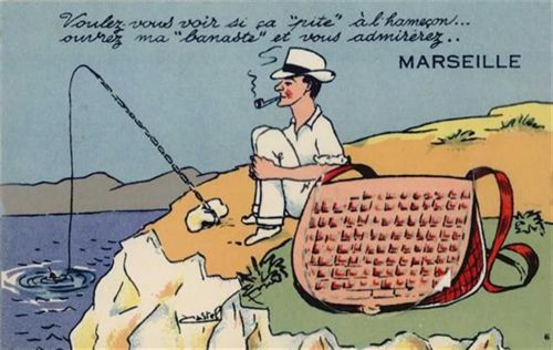 Marseille Marseille (Frankreich) Leporello signiert Castel II- (beschnitten)