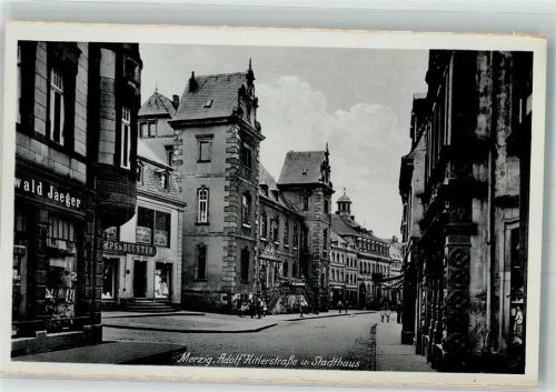 Merzig WK II Adolf Hitler Straße Stadthaus Geschäft