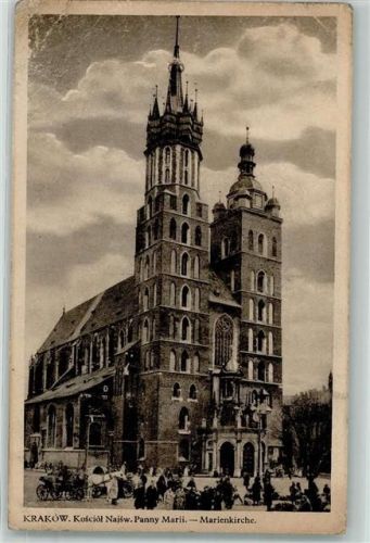 Krakau Marienkirche Kutsche Pferd
