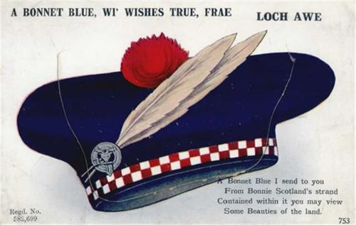 Loch Awe Loch Awe (Grossbritannien) Leporello A Bonnet blue II- (Einrisse bei Leporello-Abdeckung, Klebereste RS)