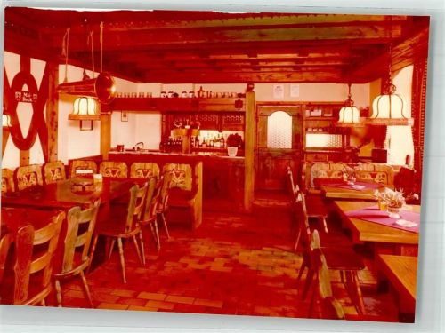 88171 W8999 Weiler-Simmerberg FOTO KEINE AK Gasthaus Traube Gaststube Foto Original aus Archiv eines Ansichtskartenverlags Ort handschriftlich