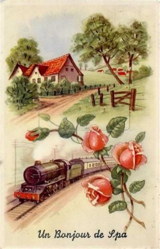Spa Spa (Belgien) Leporello, Eisenbahn I-II