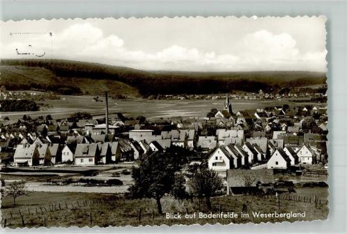 Bodenfelde Panorama des Ortes mit der Christuskirche