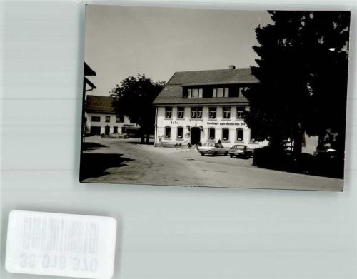 Görwihl Hotel Gasthaus zum deutschen Hof Auto Ort handschriftlich Foto Original aus Archiv eines Ansichtskartenverlages