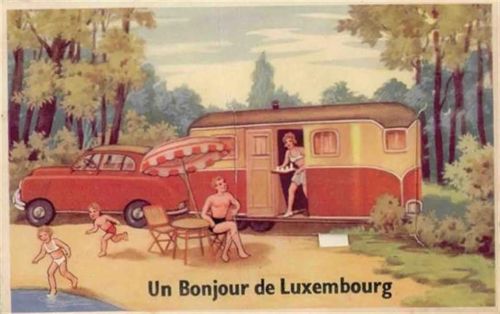 Luxembourg Luxemburg (Luxemburg) Leporello, Ausflug mit dem Wohnwagen II- (Mittelbug)