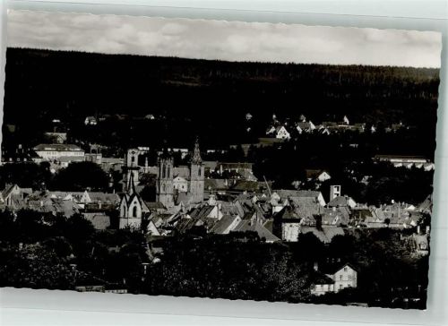 Villingen Panorama des Ortes mit Münster Unserer Lieben Frau