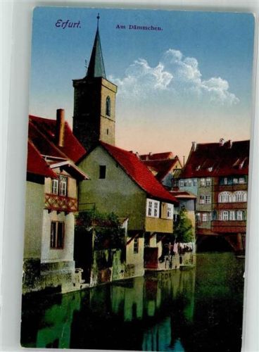 Erfurt 1918 Feldpost WK I Am Dämmchen