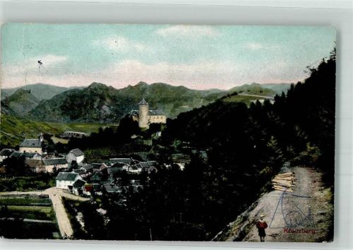 Altenahr 1910 Bahnpost Cöln-Zug 111 Burg