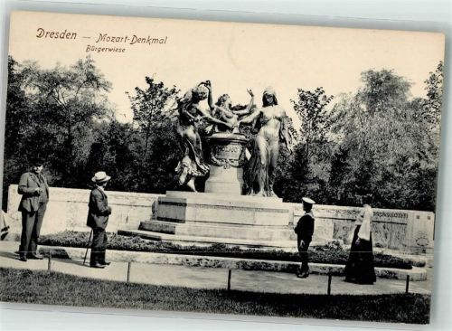 Dresden Denkmal Mozart Bürgerwiese
