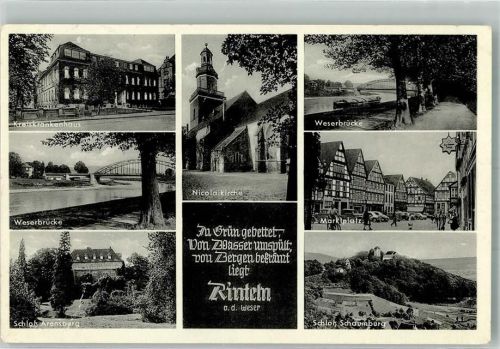 Rinteln Nicolaikirche Marktplatz Krankenhaus