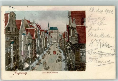 Augsburg 1902 Carolinenstrasse