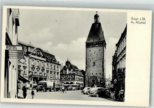 Speyer Hotel LKW Omnibus Auto Am Altpörtel