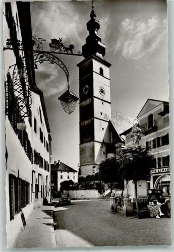 Waging Marktplatz Geschäft Zunftzeichen Postkutsche