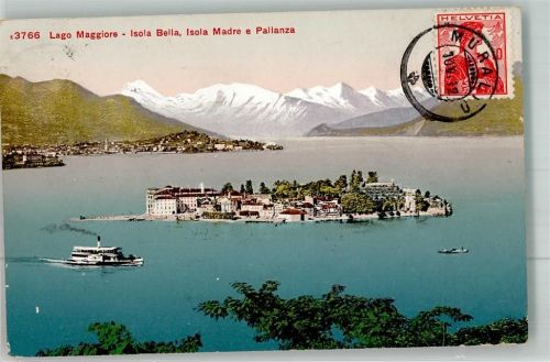 Stresa Isola Bella Isola Madre e Pallanza Lago Maggiore Briefmarke Bildseite