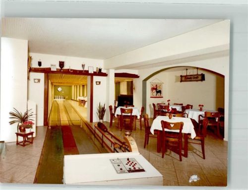 Hachen Hotel Richter Kegelbahn Foto Original aus Archiv eines Ansichtskartenverlags Ort handschriftlich