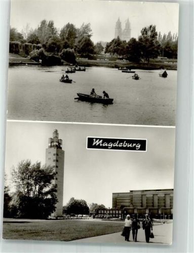 Magdeburg Adolf-Mittag-See Stadthalle