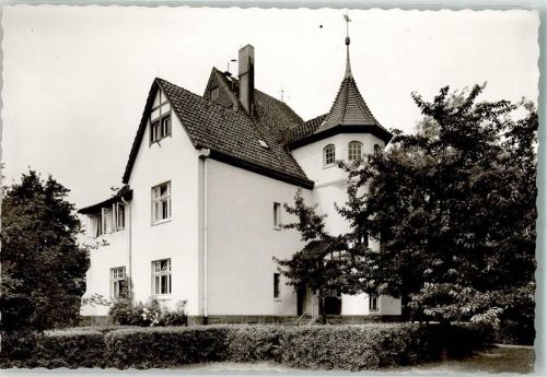 Groß Berkel Landschulheim Foto Original aus Archiv eines Ansichtskartenverlages Ort handschriftlich