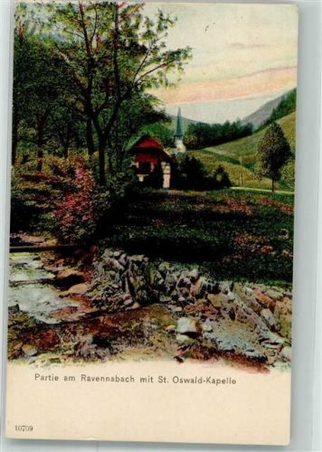 Breitnau Ravennabach mit St. Oswald Kapelle Verlag Reinicke & Rubin 904