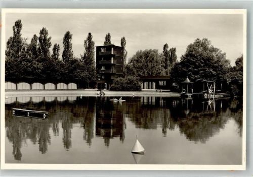 Laupheim Schwimmbad Ort handschriftlich