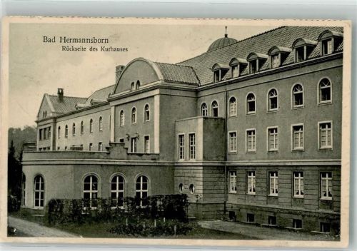 Bad Hermannsborn 1928 Hotel Kurhaus