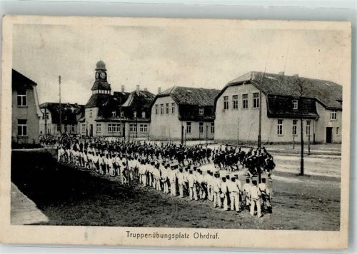 Ohrdruf 1916 Kaserne Truppenübungsplatz Feldpost WK I