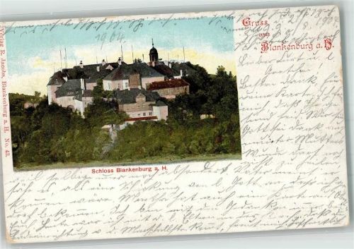 Blankenburg 1904 Welfenschloss Blankenburg