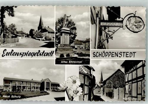 Schöppenstedt Küblingen Neue Schule Altes Kriegerdenkmal Museum Hinterstraße