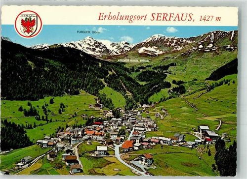Serfaus 1977 Fliegeraufnahme