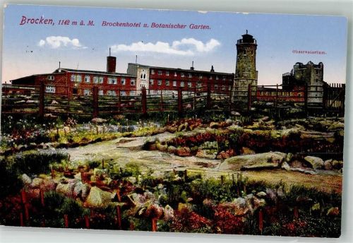 Brocken 1932 Hotel Botansicher Garten Wetterstation
