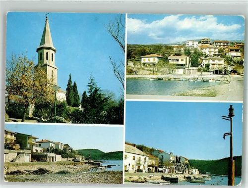 Crikvenica 1988 Kirche Hafen Jadranov
