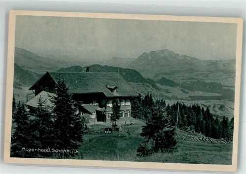 Oberstdorf 1924 Hotel Schönblick Leim löst sich
