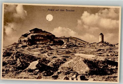 Brocken 1928 Brockenhotel und Brockenturm Verlag Stengel & Co. 9142