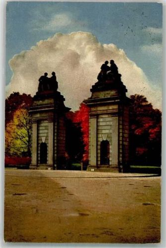 Dresden 1925 Großer Garten Photochromie