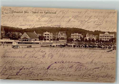 Binz 1919 Strand mit Seebrücke und Promenade Verlag Stengel & Co. 45802