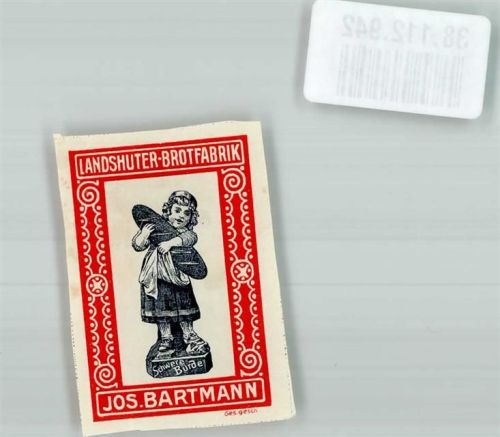 Landshut Jos. Bartmann Landshuter Brotfabrik Kind mit Brot