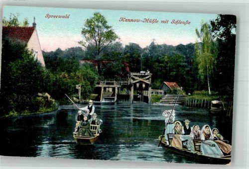 Kannow Mühle m. Schleuße Leipziger Kunstverlag S. u. S. No. 247
