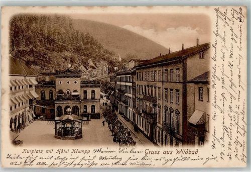 Bad Wildbad 1904 Kurplatz Hotel Klumpp