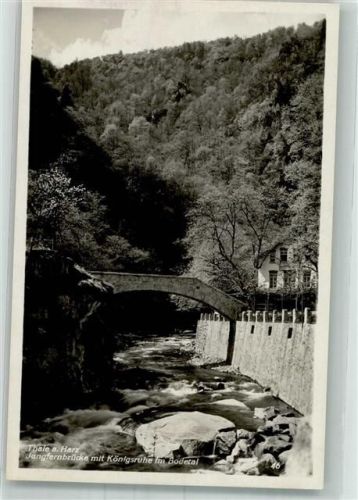 Thale Jugnfernsbrücke Königsruhe Bodetal