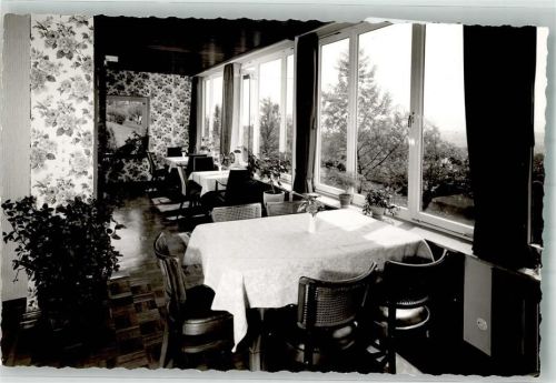 Todenmann Hotel Weserberghaus Gaststube Foto Original aus Archiv eines Ansichtskartenverlages Ort handschriftlich