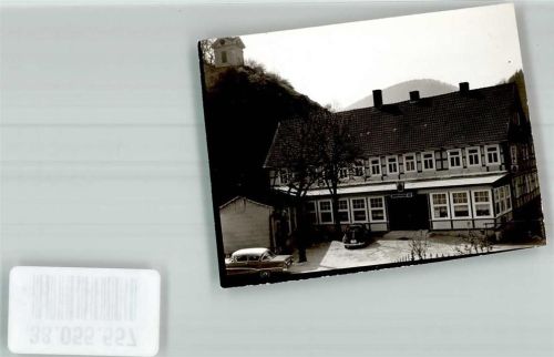 Zorge Hotel VW Käfer Opel Ort handschriftlich Foto Original aus Archiv eines Ansichtskartenverlages