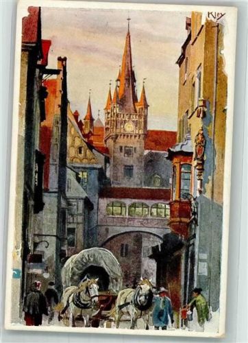 Nürnberg Rathausgasse Velten's Verlag 558