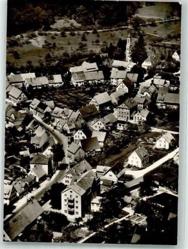 Honau Panorama des Ortes mit der Galluskirche