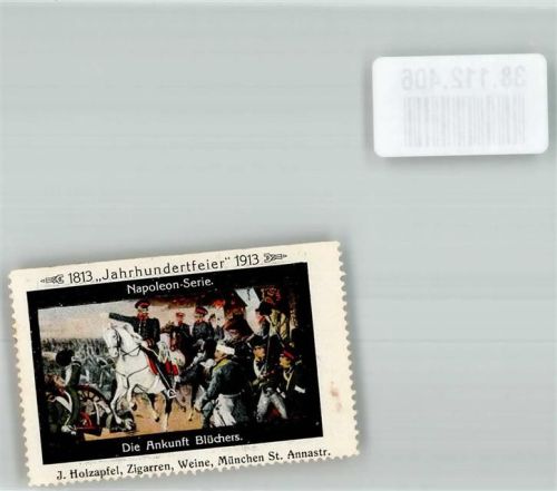 Jahrhundertfeier Ankunft Blüchers Napoleon Serie 1913