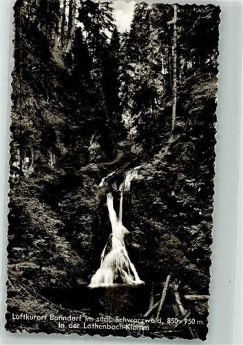 Bonndorf Wasserfall in der Lothenbach-Klamm