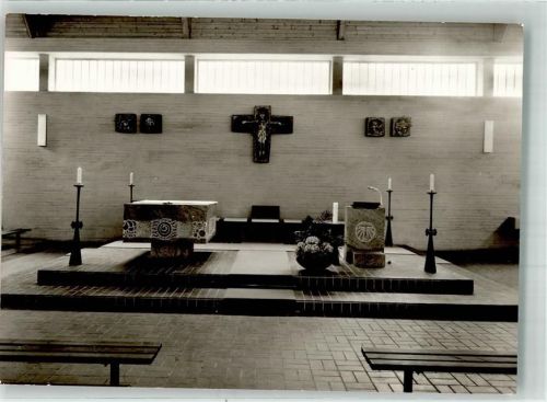 Kamp-Bornhofen Altarraum der neuen Pilgerkirche