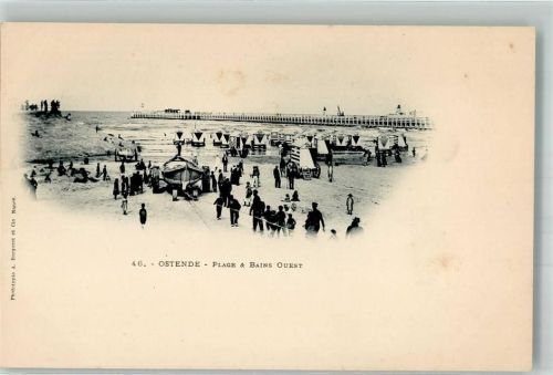Ostende Schwimmbad Strand
