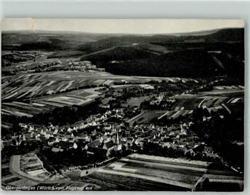 Oberderdingen 1937 Fliegeraufnahme