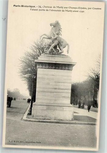 Paris Denkmal Chavaux de Marly Champs-Elysées
